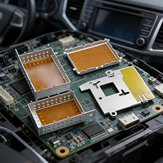 车载娱乐系统屏蔽罩