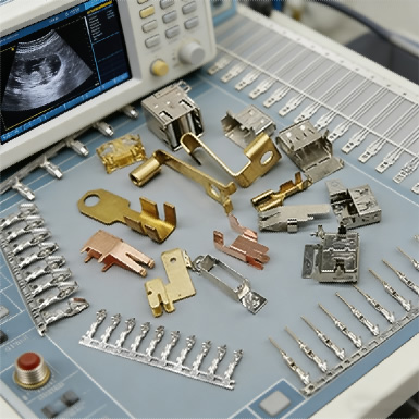 Ultrasound image connection terminal