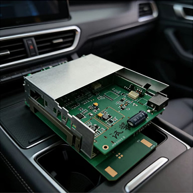 Car navigation module bracket