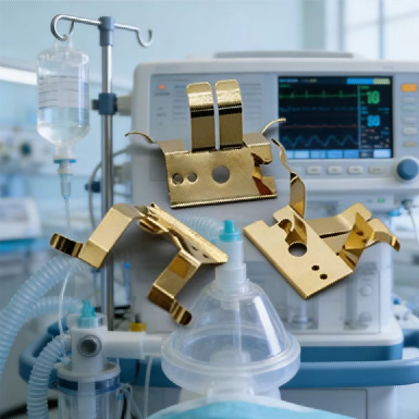 呼吸机旋钮开关弹片