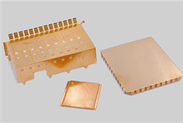 高功率芯片屏蔽罩优选皱铜或纯铜,薄料少孔兼顾屏蔽散热,借精密电磁结构实现空气通透，实现特定频段屏蔽。