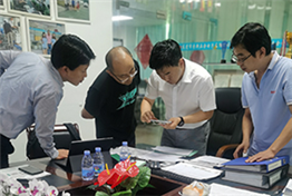 On June 24, 2024, SKVE shielding case customer from South Korea visited