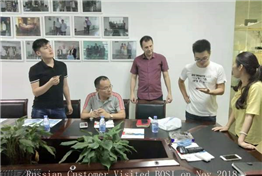 In November 2018, Russian clients visited Bosi Hardware